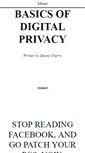 Mobile Screenshot of basicsofdigitalprivacy.com