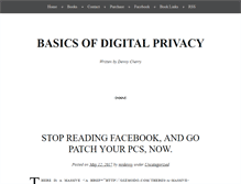 Tablet Screenshot of basicsofdigitalprivacy.com